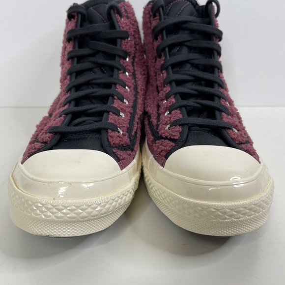 CONVERSE Chuck 70 Cozy Utility Sherpa High Top Sneakers NEW Shadowberry Size 10 - Picture 5 of 14